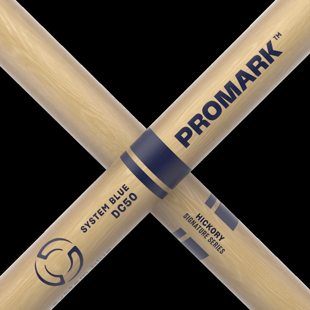 System Blue DC50 Hickory Drumstick, Wood Tip