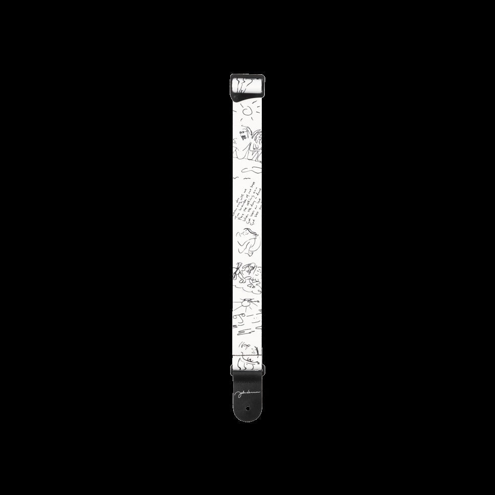 John Lennon John & Yoko Polyester Guitar Strap
