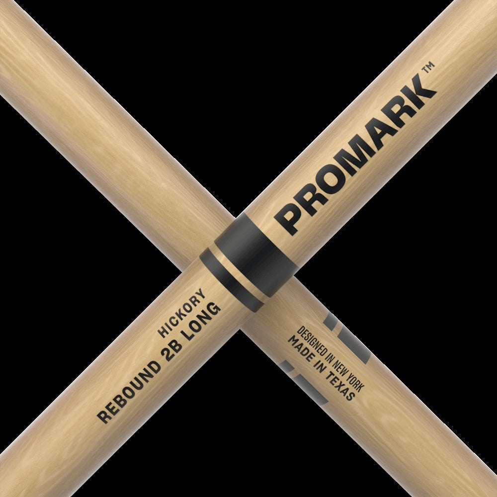 Rebound 2B Long Hickory Drumstick, Acorn Wood Tip