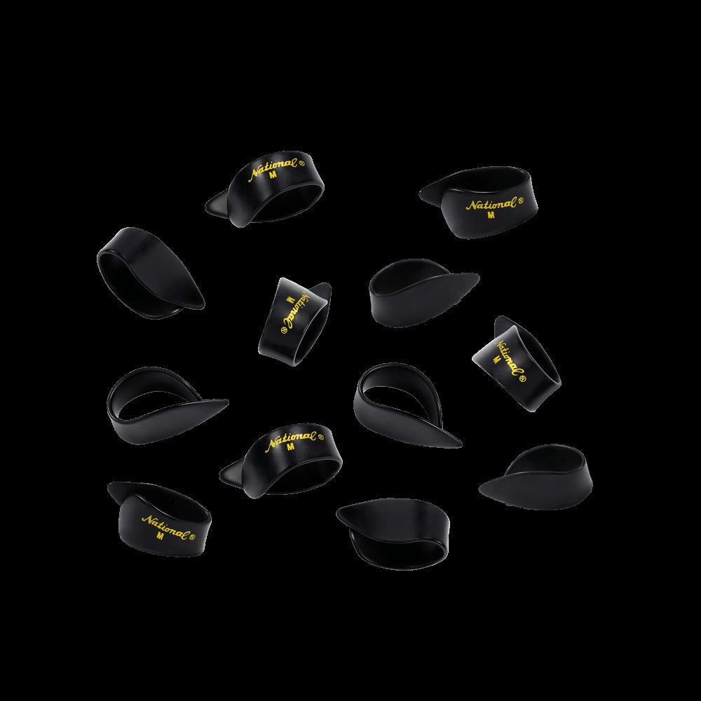 National Thumb Picks, Medium Black Celluloid