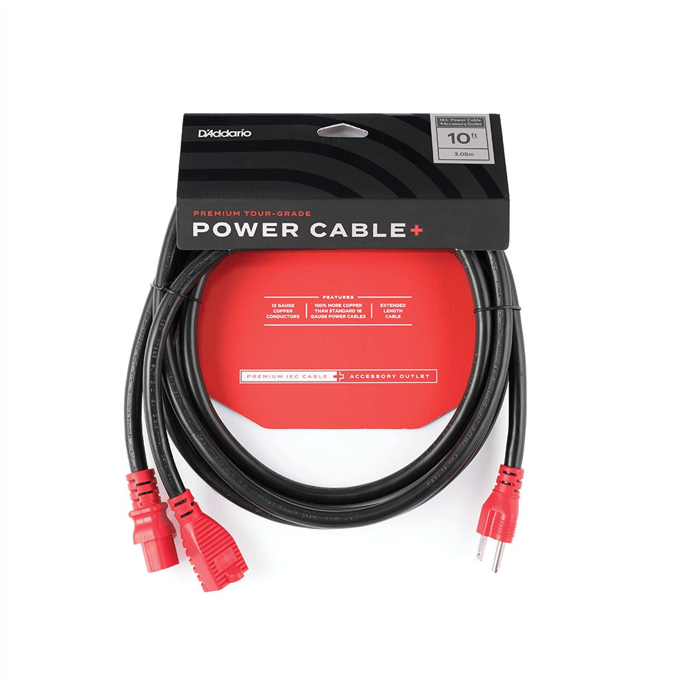 IEC Power Cable+, 10'