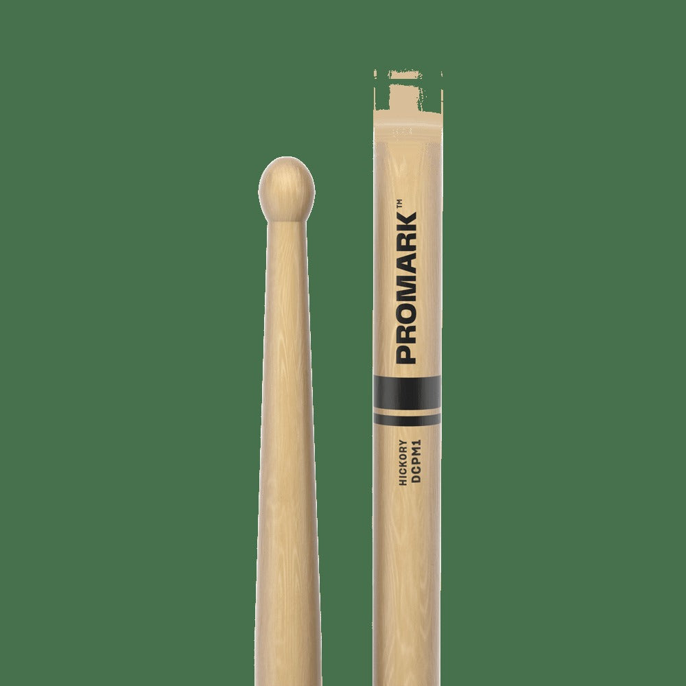 DCPM1 Hickory Marching Drumstick, Wood Tip