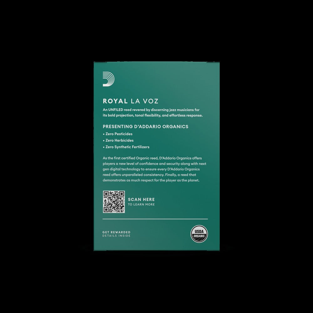 Royal La Voz Organic Bb Clarinet Reeds