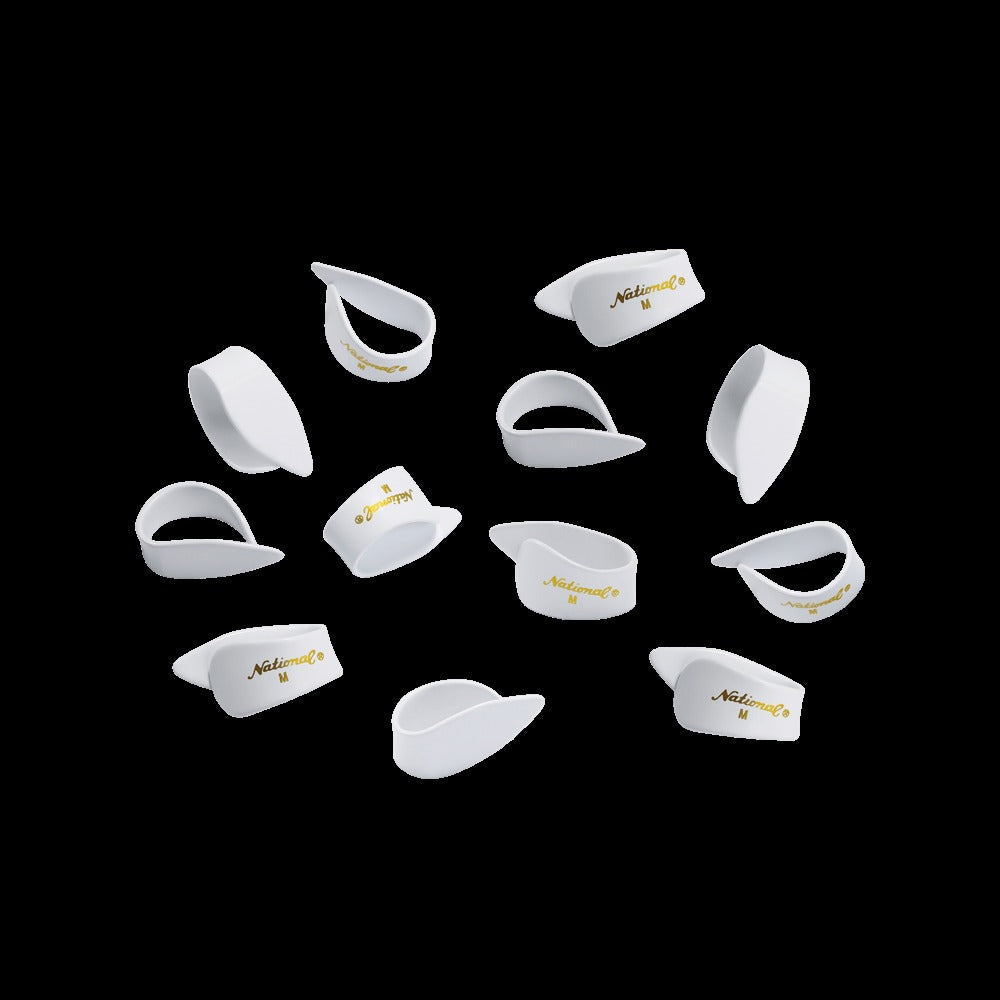National Thumb Picks, Medium White Celluloid