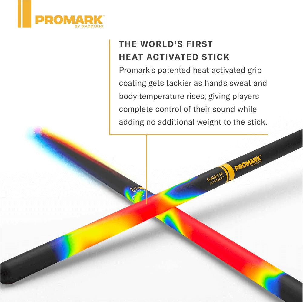 Rebound 2B ActiveGrip Hickory Drumstick, Acorn Wood Tip