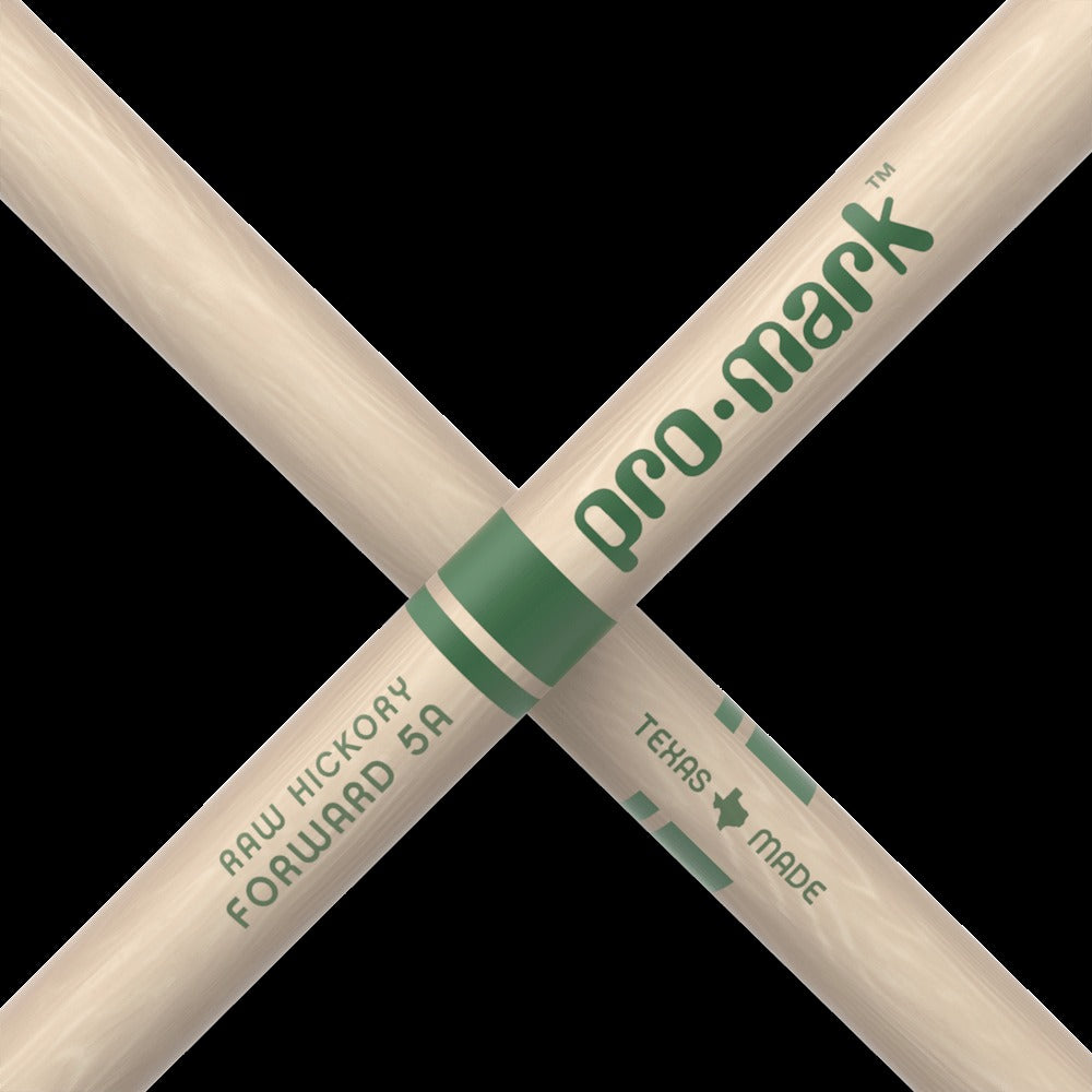Classic Forward 5A Raw Hickory Drumstick, Oval Nylon Tip