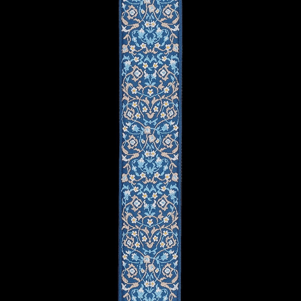 Eco Persian Woven Guitar Strap, Blue