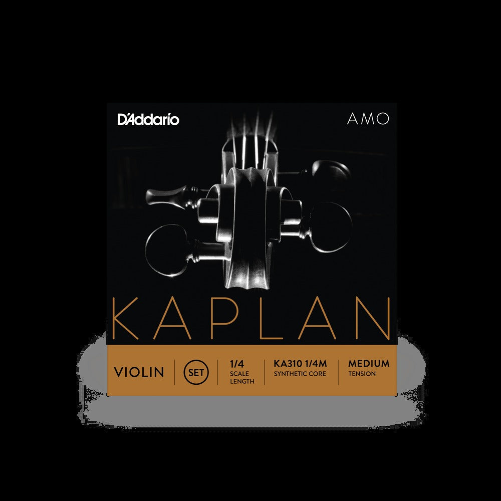 Kaplan Amo Violin String Set, 1/4 Scale, Medium Tension