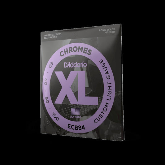 40-100 Custom Light, Long Scale, XL Chromes Bass Strings