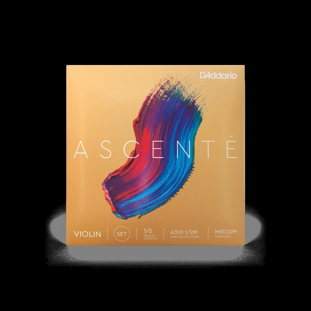 Ascenté Violin String Set, 1/2 Scale, Medium Tension