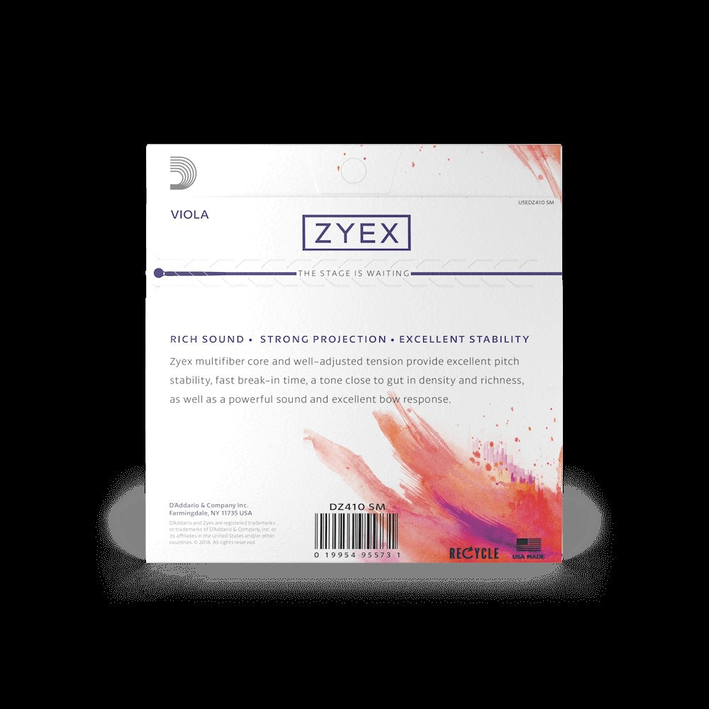 Zyex Viola String Set, Short Scale, Medium Tension