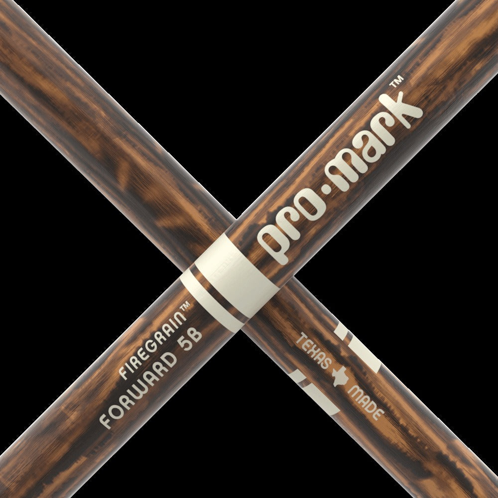 Classic Forward 5B FireGrain Hickory Drumstick, Oval Wood Tip