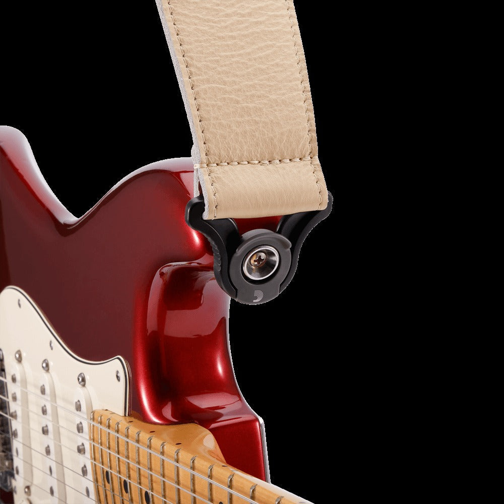 Comfort Leather Auto Lock Guitar Strap, 2.5"