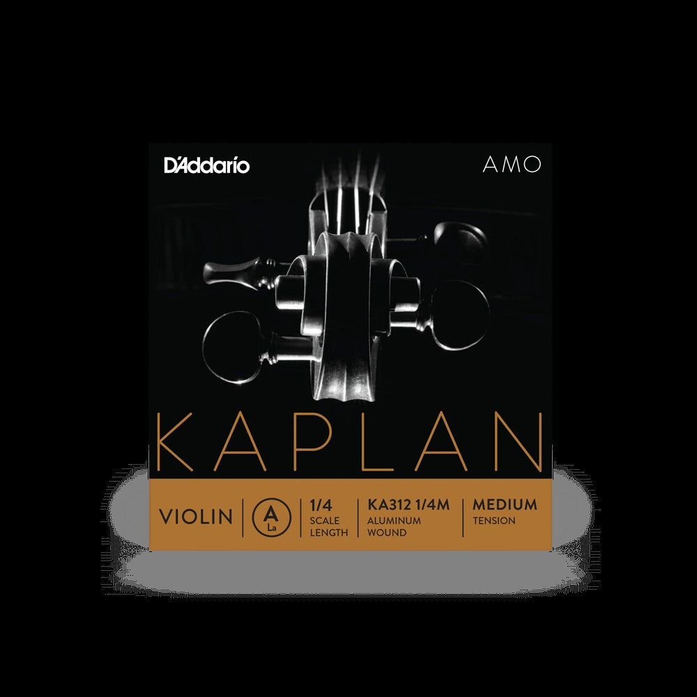 Kaplan Amo Violin String Set, 1/4 Scale, Medium Tension
