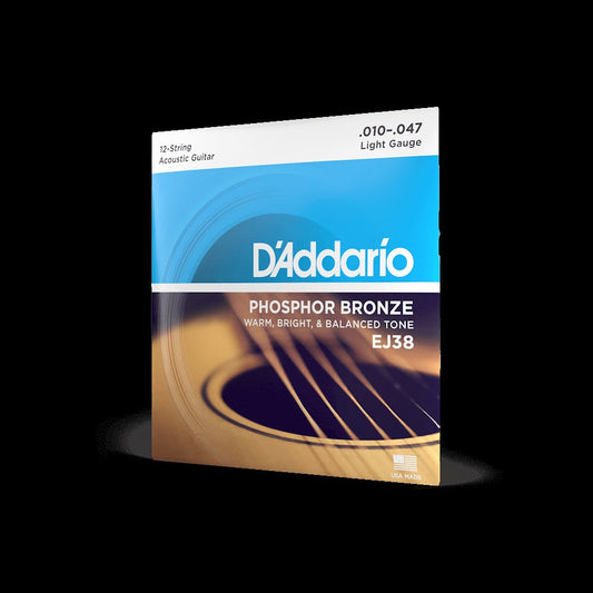 10-47 Light 12-String, Phosphor Bronze Acoustic Guitar Strings