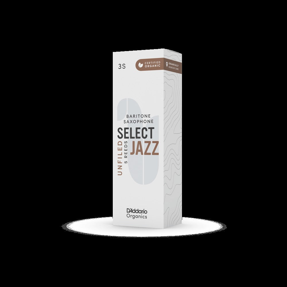 Organic Select Jazz Unfiled Baritone Saxophone Reeds