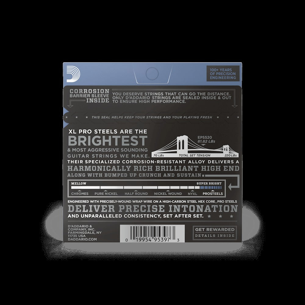 09-42 Super Light, XL ProSteels Electric Guitar Strings