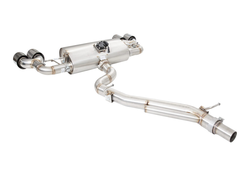 XForce Varex Valved Cat-Back Exhaust System w/ SmartBox | 2022+ Volkswagen Golf Mark 8/8.5 R (ESVGR8HVKSB)