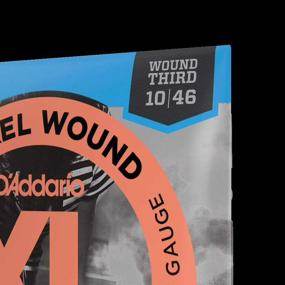 10-46 Regular Light Wound Third, XL Nickel Electric Guitar Strings