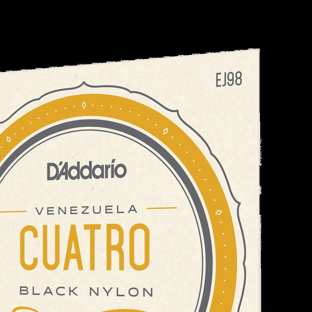 Cuatro-Venezuela, 4-String, Black Nylon