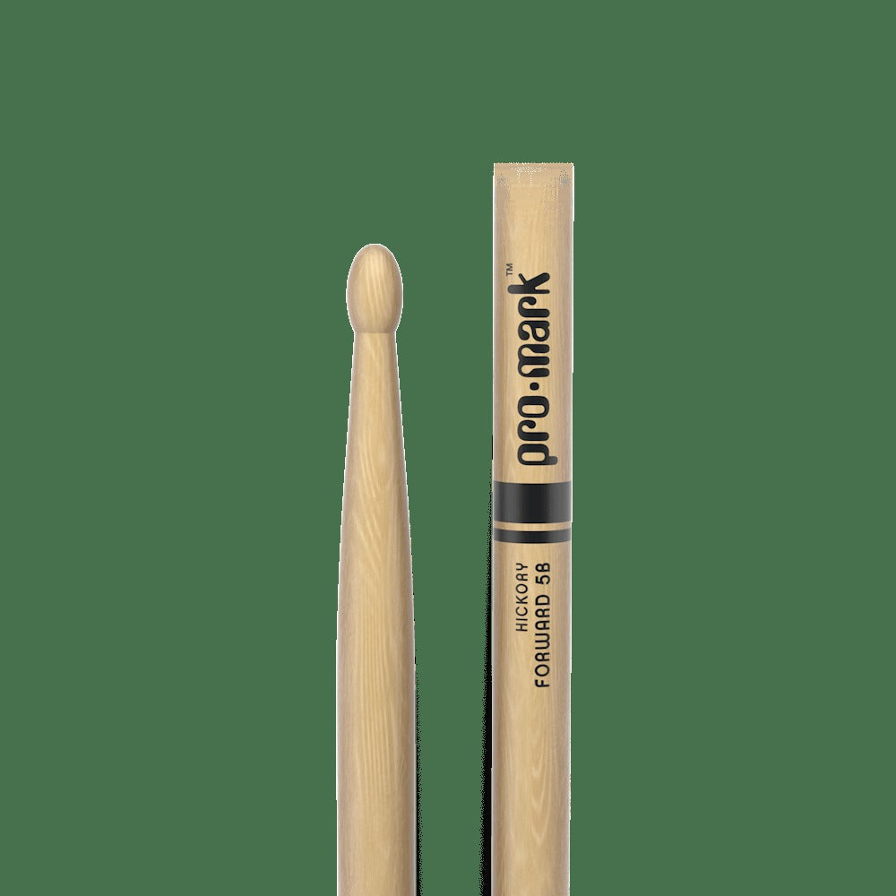 Classic Forward 5B Hickory Drumstick, Oval Wood Tip