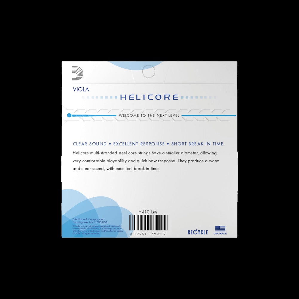 Helicore Viola String Set, Long Scale, Medium Tension