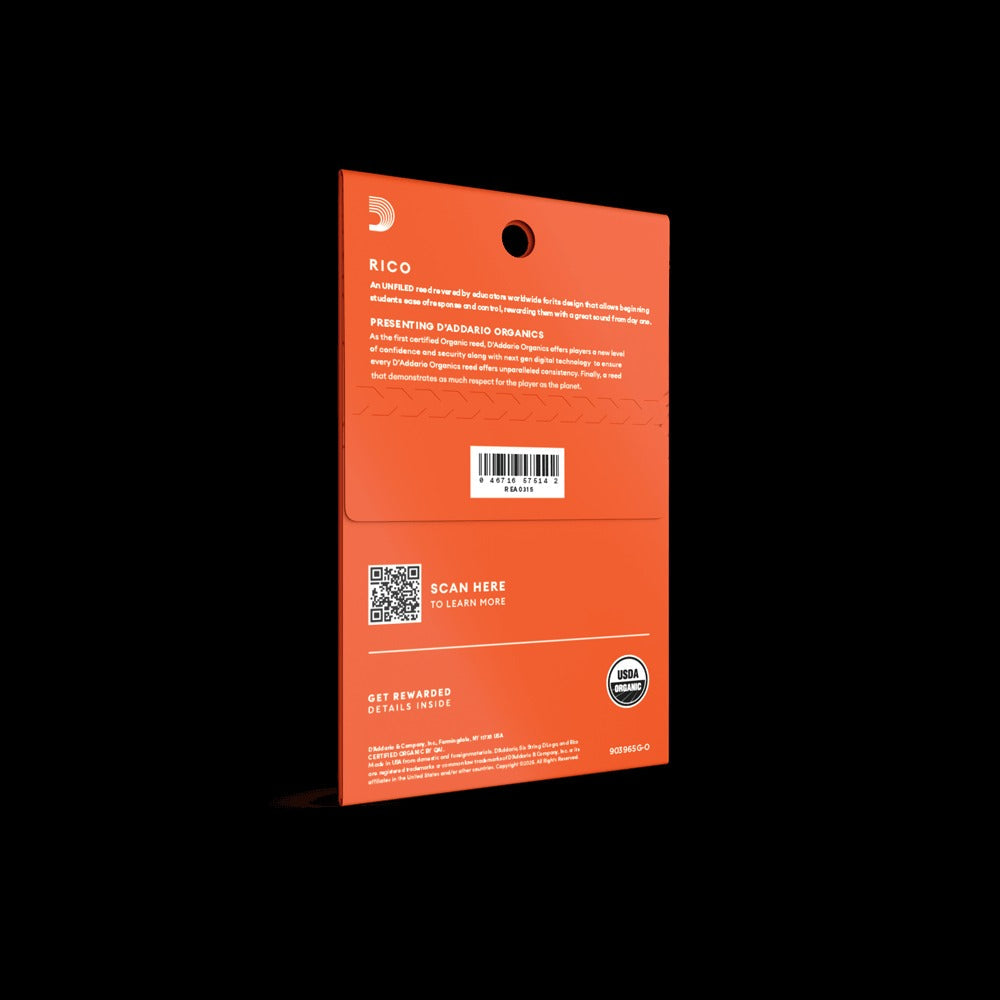 Rico Organic Bass Clarinet Reeds