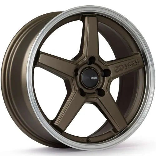 Enkei Quasar Matte Bronze w/ Machined Lip 17x7.5 | 5x114.3 (550-775-6540ZP)