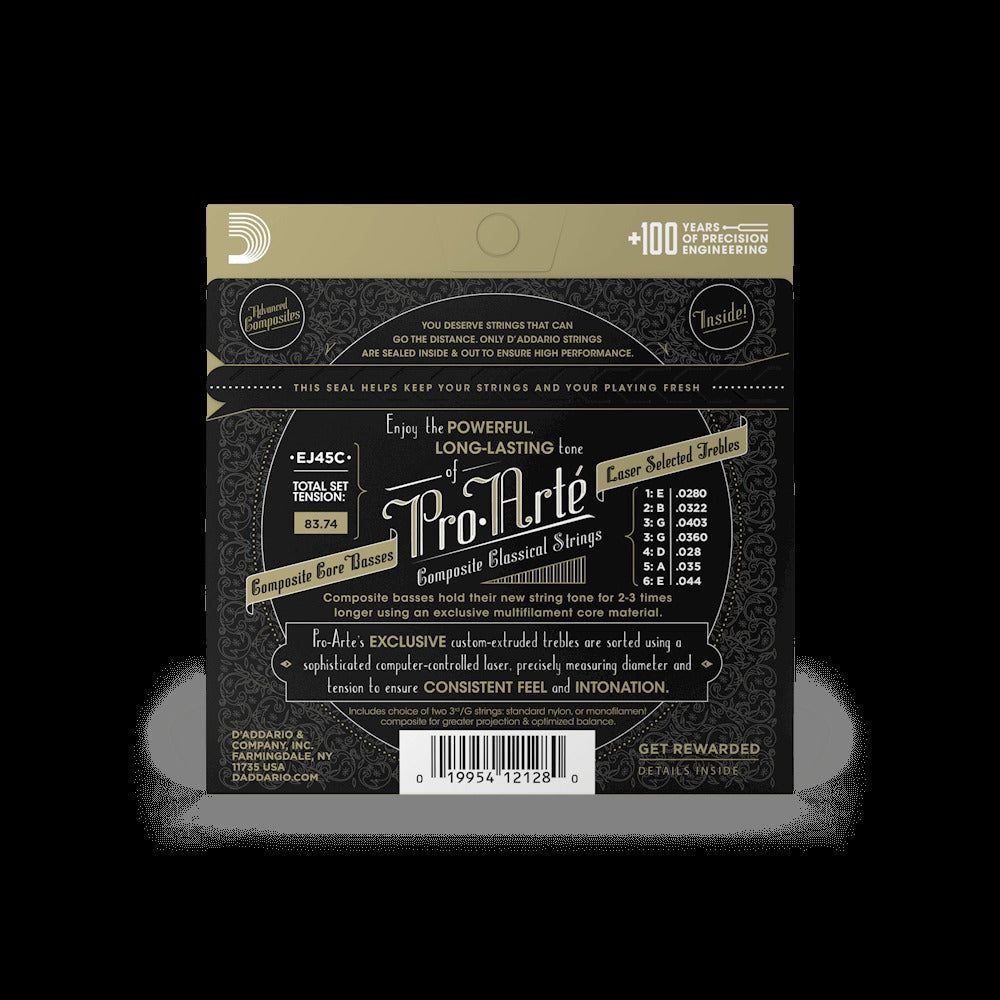 Normal Tension, Pro-Arté Composite Classical Guitar Strings