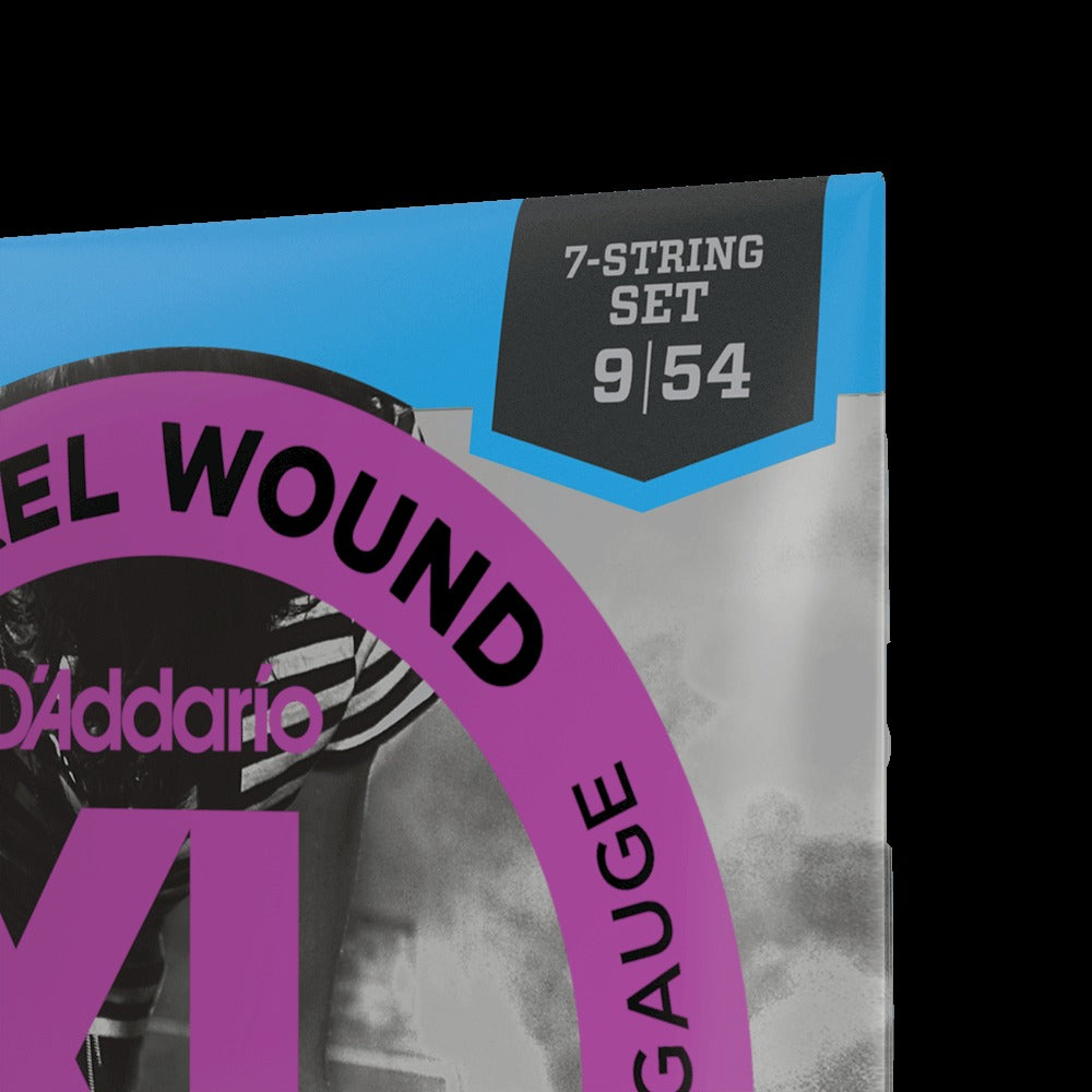09-54 Super Light 7-String, XL Nickel Electric Guitar Strings