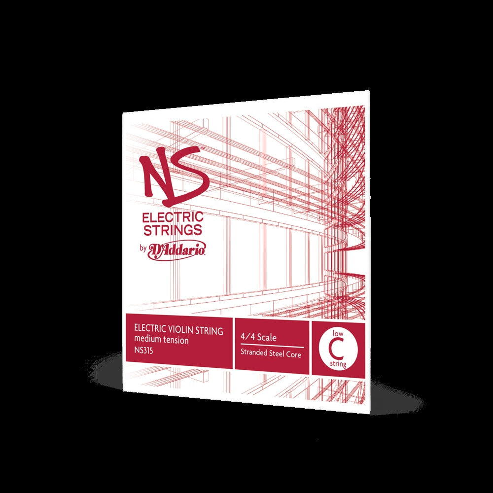NS Electric Violin String Set, 4/4 Scale, Medium Tension