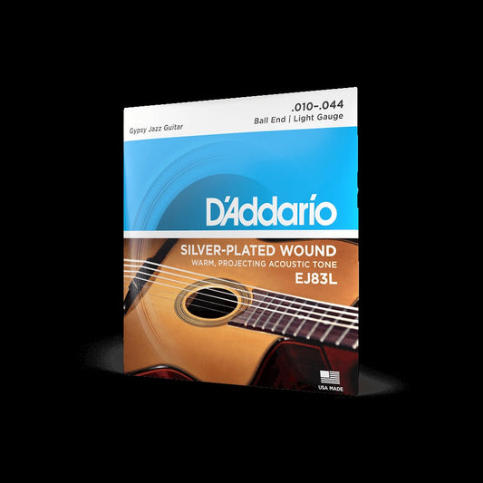 10-44 Light Ball End, Gypsy Jazz Acoustic Guitar Strings