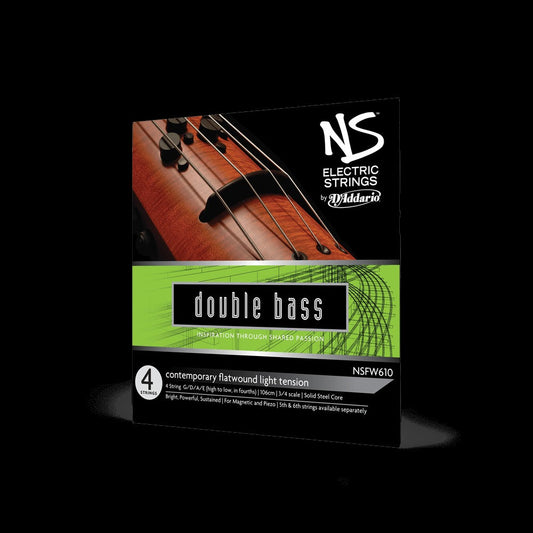 NS Electric Contemporary Bass String Set, 3/4 Scale, Light Tension