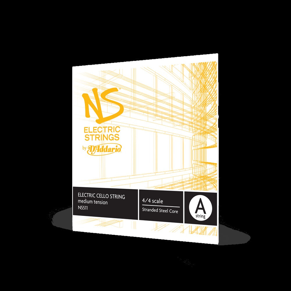 NS Electric Cello String Set, 4/4 Scale, Medium Tension