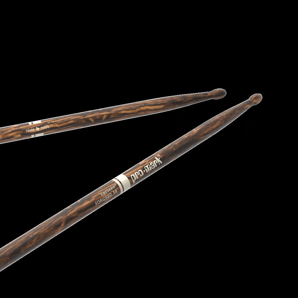 Classic Forward 5B FireGrain Hickory Drumstick, Oval Wood Tip
