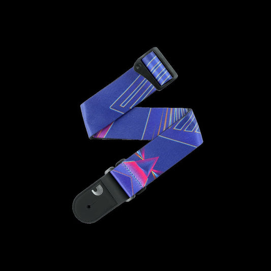 Outrun Polyester Guitar Strap, Prism