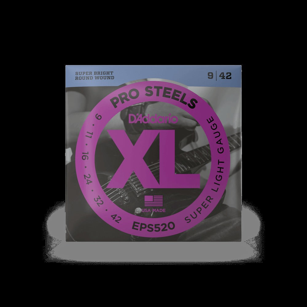 09-42 Super Light, XL ProSteels Electric Guitar Strings