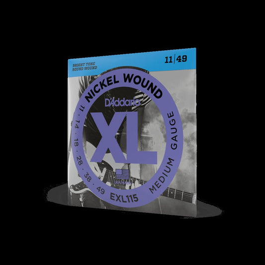 11-49 Medium, XL Nickel Electric Guitar Strings