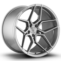 Rohana Wheels RFX11 Titanium Silver w/ Machined Brushed Spoke Faces 20x10 | 5x112 (RFX1120105112BT33)