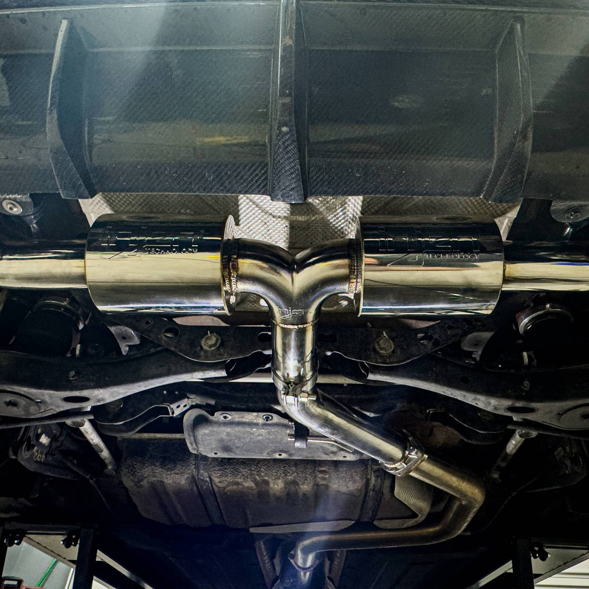 Injen Axle-Back Exhaust System | 2019-2022 Hyundai Veloster N (SES1343AB)