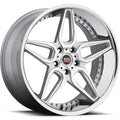 Spec-1 Wheels SSL-301 Silver w/ Chrome Stainless Steel Lip 22x9 | 5x112 (A0076-22905112+32SSL)