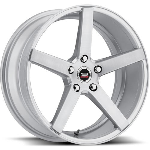 Spec-1 Wheels SP-36 Silver w/ Machined Face and Outer Lip Ring 20x8.5 | 5x114.3 (SP3620851638SB)