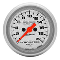 Autometer 2-1/16" 0-2000 °F Pyrometer EGT Gauge ULTRA-LITE | Universal (4345)