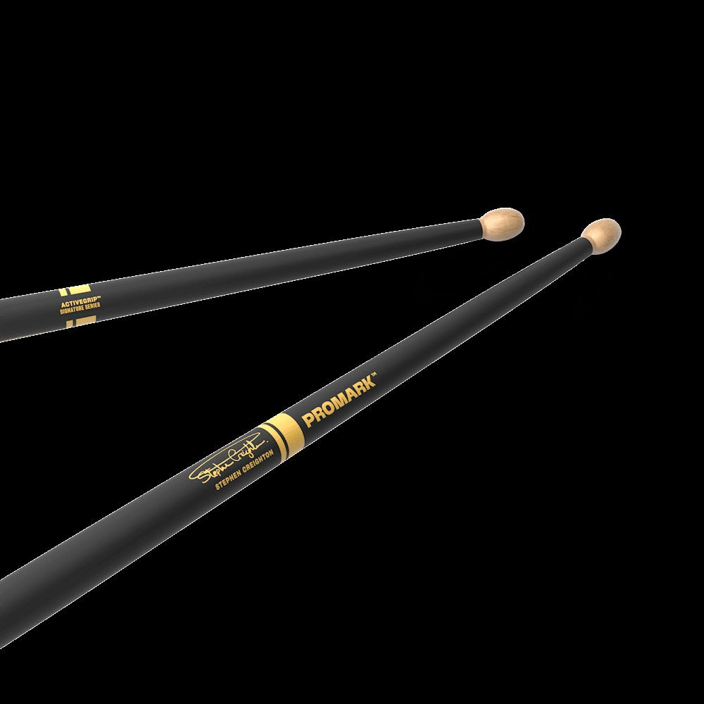 Stephen Creighton 2000 ActiveGrip Maple Drumstick, Wood Tip