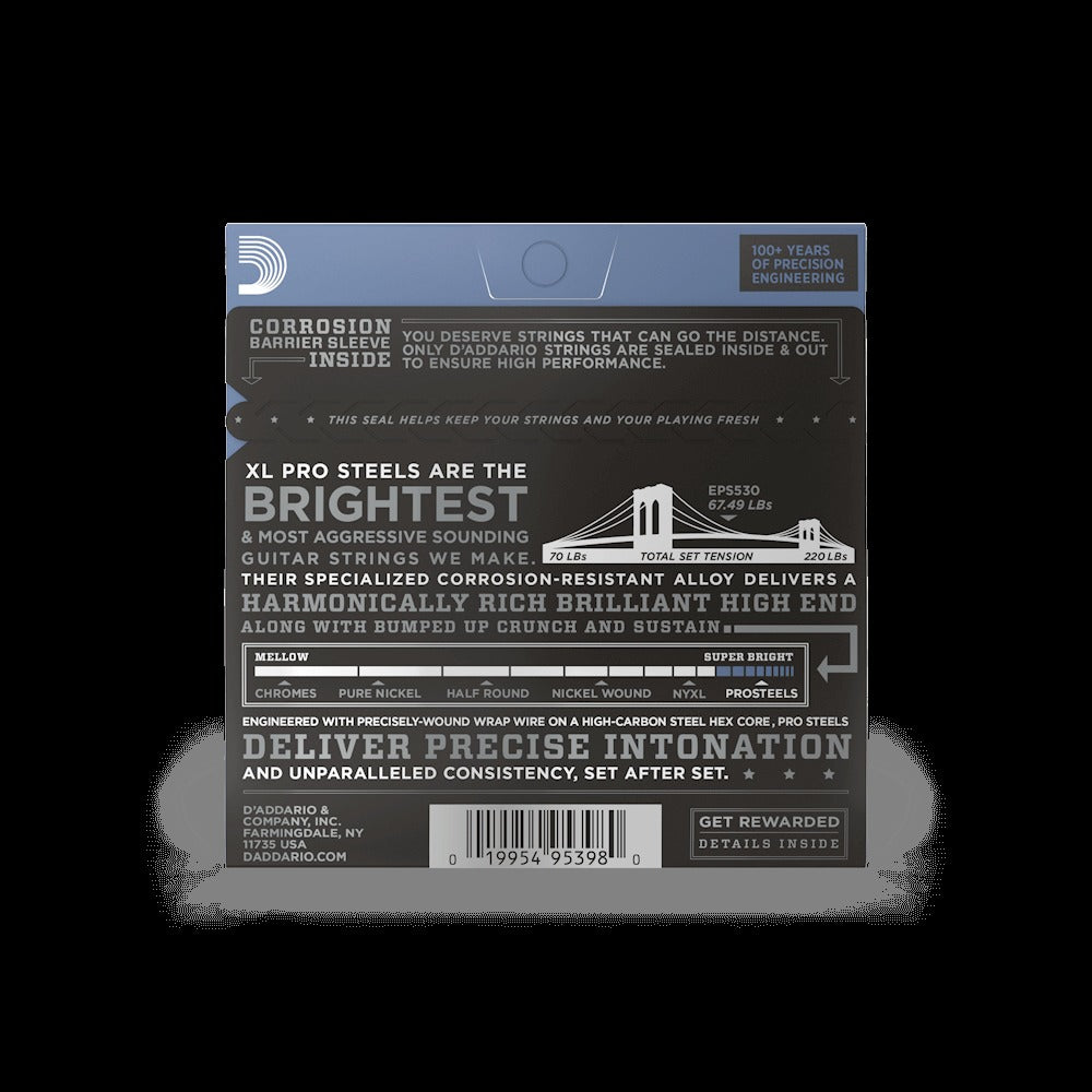 08-38 Extra Super Light, XL ProSteels Electric Guitar Strings