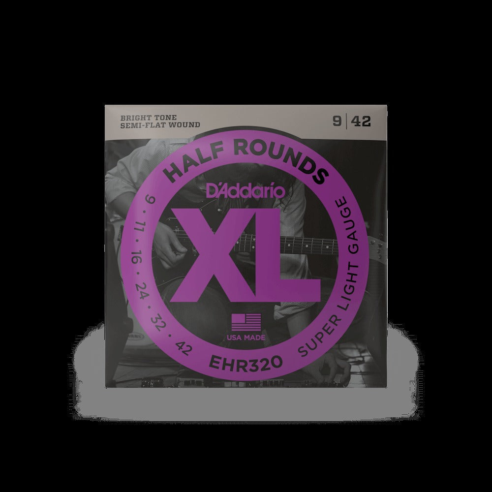 09-42 Super Light, XL Half Rounds Electric Guitar Strings