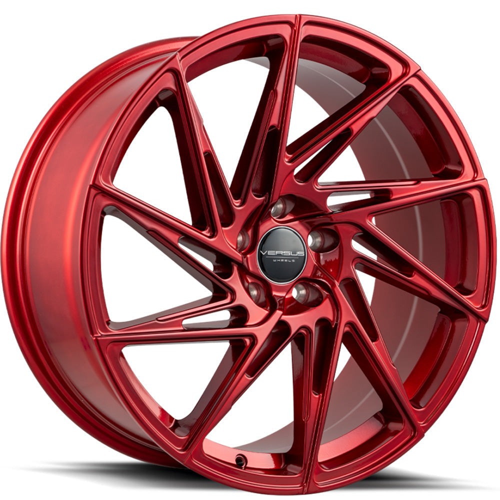 Versus Racing VS777 Gloss Red 20x8.5 | 5x120 (VS77720855120+35RED)