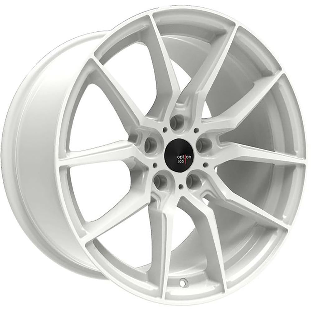 Option Lab Wheels R716 Onyx White 18x9.5 | 5x114.3 (L16-89565-35-WHT)