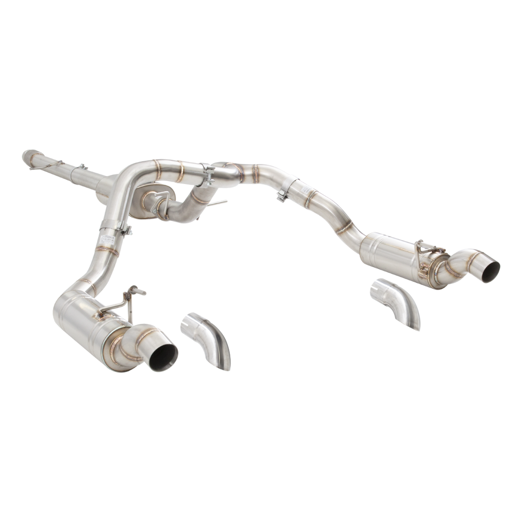 XForce Varex Valved Cat-Back Exhaust System | 2022+ Silverado 1500 Gen 4 ZR2 6.2L (ESCS23VKCS)