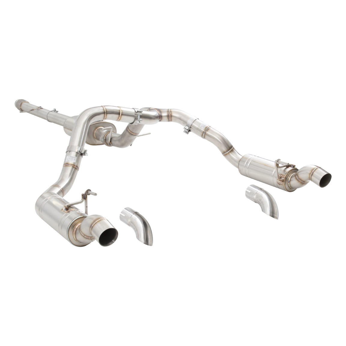 XForce Varex Valved Cat-Back Exhaust System | 2022+ Silverado 1500 Gen 4 ZR2 6.2L (ESCS23VKCS)